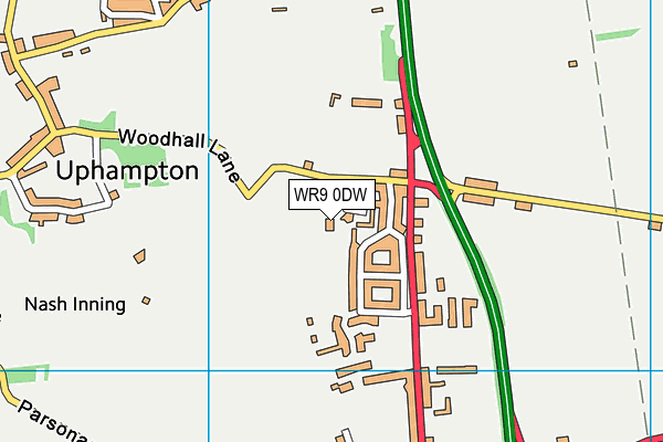 WR9 0DW map - OS VectorMap District (Ordnance Survey) WR9 0DW map - OS VectorMap District (Ordnance Survey)