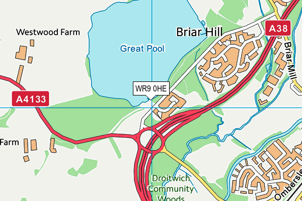 WR9 0HE map - OS VectorMap District (Ordnance Survey) WR9 0HE map - OS VectorMap District (Ordnance Survey)