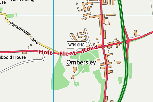 WR9 0HG map - OS VectorMap District (Ordnance Survey) WR9 0HG map - OS VectorMap District (Ordnance Survey)