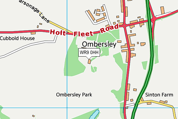 WR9 0HH map - OS VectorMap District (Ordnance Survey) WR9 0HH map - OS VectorMap District (Ordnance Survey)