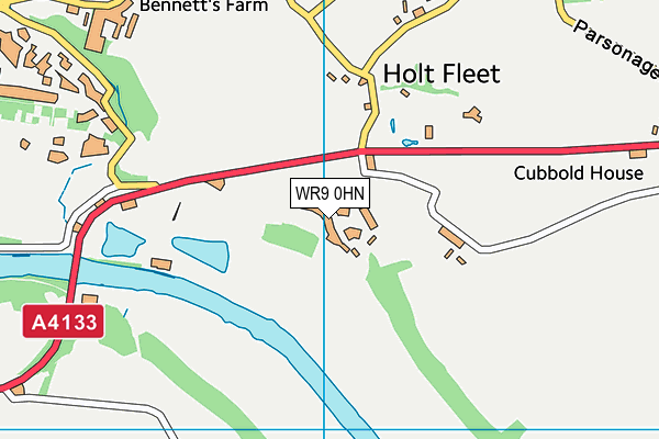 WR9 0HN map - OS VectorMap District (Ordnance Survey)