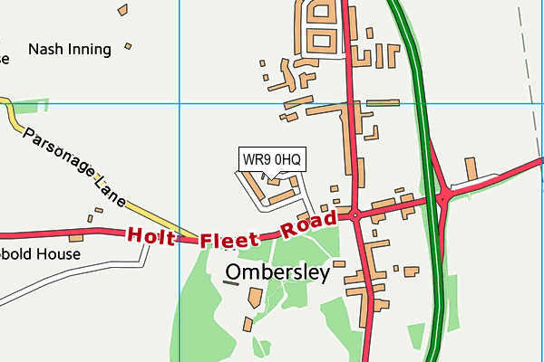 WR9 0HQ map - OS VectorMap District (Ordnance Survey)