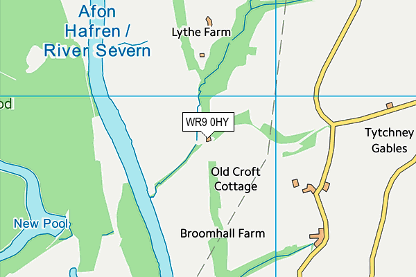 WR9 0HY map - OS VectorMap District (Ordnance Survey) WR9 0HY map - OS VectorMap District (Ordnance Survey)