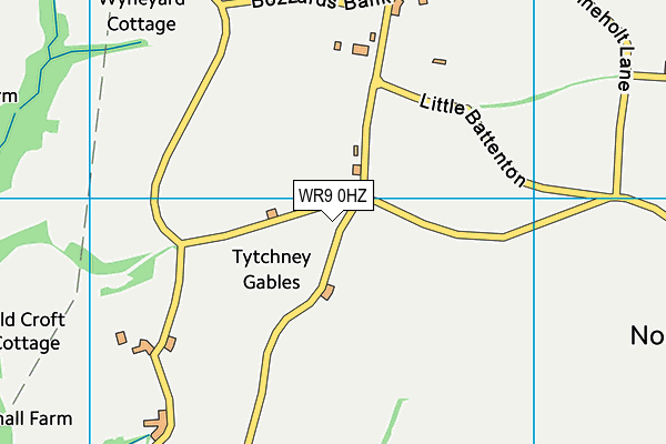 WR9 0HZ map - OS VectorMap District (Ordnance Survey) WR9 0HZ map - OS VectorMap District (Ordnance Survey)