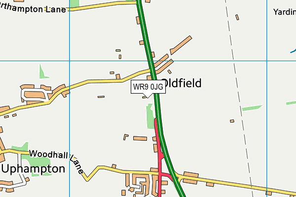 WR9 0JG map - OS VectorMap District (Ordnance Survey) WR9 0JG map - OS VectorMap District (Ordnance Survey)