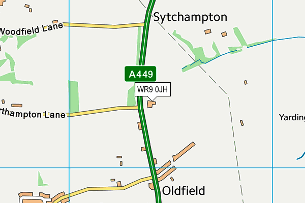 WR9 0JH map - OS VectorMap District (Ordnance Survey)
