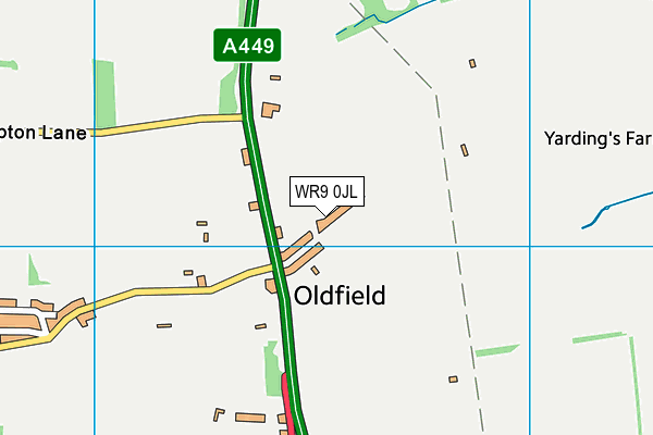 WR9 0JL map - OS VectorMap District (Ordnance Survey) WR9 0JL map - OS VectorMap District (Ordnance Survey)