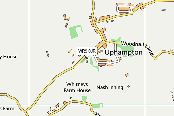 WR9 0JR map - OS VectorMap District (Ordnance Survey) WR9 0JR map - OS VectorMap District (Ordnance Survey)