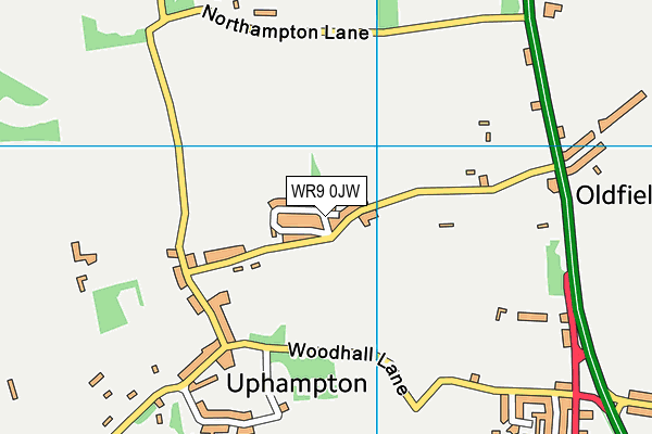 WR9 0JW map - OS VectorMap District (Ordnance Survey) WR9 0JW map - OS VectorMap District (Ordnance Survey)