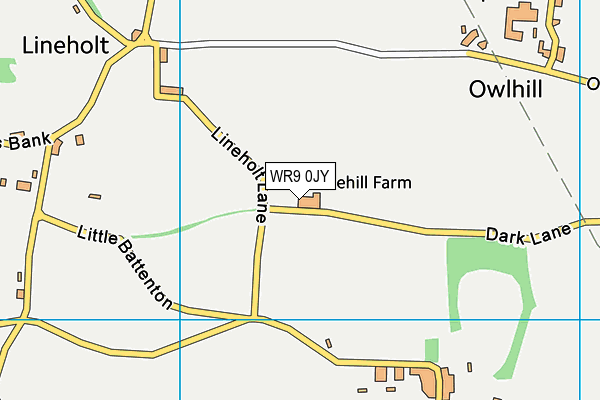 WR9 0JY map - OS VectorMap District (Ordnance Survey) WR9 0JY map - OS VectorMap District (Ordnance Survey)