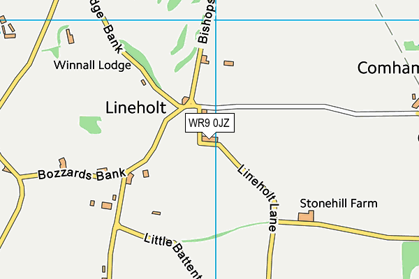 WR9 0JZ map - OS VectorMap District (Ordnance Survey) WR9 0JZ map - OS VectorMap District (Ordnance Survey)