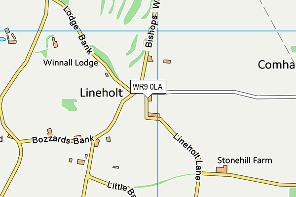 WR9 0LA map - OS VectorMap District (Ordnance Survey) WR9 0LA map - OS VectorMap District (Ordnance Survey)