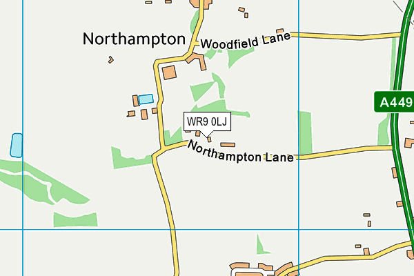 WR9 0LJ map - OS VectorMap District (Ordnance Survey) WR9 0LJ map - OS VectorMap District (Ordnance Survey)