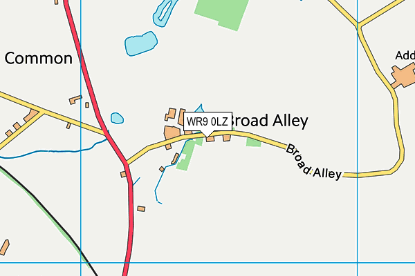 WR9 0LZ map - OS VectorMap District (Ordnance Survey) WR9 0LZ map - OS VectorMap District (Ordnance Survey)