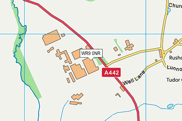 WR9 0NR map - OS VectorMap District (Ordnance Survey)