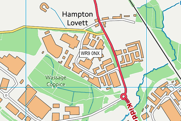 WR9 0NX map - OS VectorMap District (Ordnance Survey) WR9 0NX map - OS VectorMap District (Ordnance Survey)