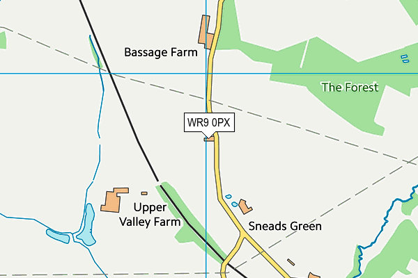WR9 0PX map - OS VectorMap District (Ordnance Survey) WR9 0PX map - OS VectorMap District (Ordnance Survey)
