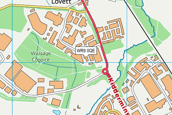 WR9 0QE map - OS VectorMap District (Ordnance Survey) WR9 0QE map - OS VectorMap District (Ordnance Survey)