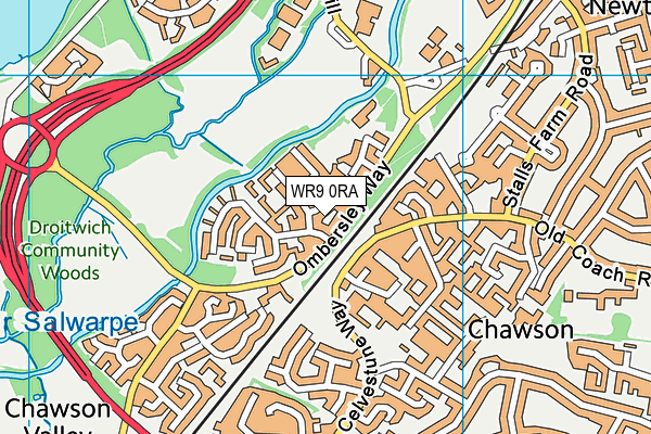 WR9 0RA map - OS VectorMap District (Ordnance Survey) WR9 0RA map - OS VectorMap District (Ordnance Survey)
