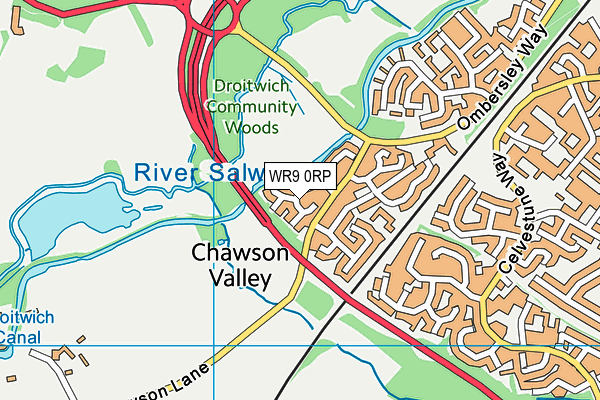 WR9 0RP map - OS VectorMap District (Ordnance Survey) WR9 0RP map - OS VectorMap District (Ordnance Survey)