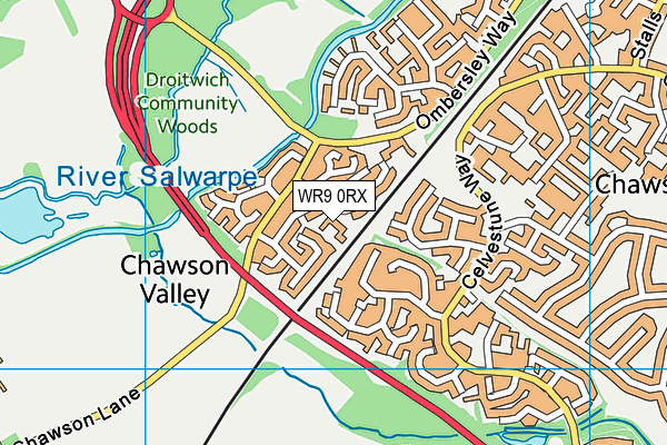 WR9 0RX map - OS VectorMap District (Ordnance Survey) WR9 0RX map - OS VectorMap District (Ordnance Survey)
