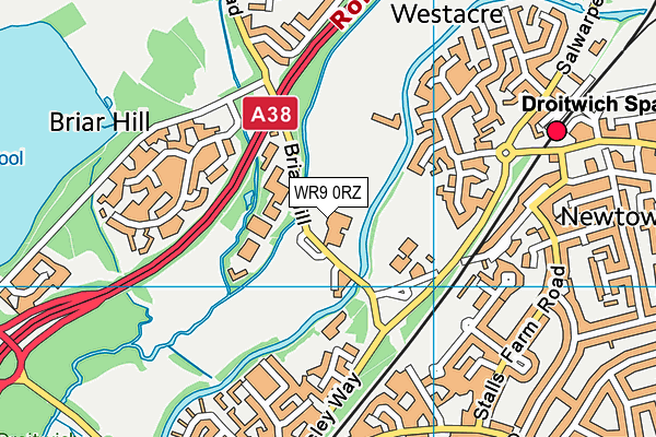 WR9 0RZ map - OS VectorMap District (Ordnance Survey) WR9 0RZ map - OS VectorMap District (Ordnance Survey)