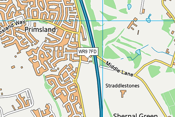 WR9 7FD map - OS VectorMap District (Ordnance Survey) WR9 7FD map - OS VectorMap District (Ordnance Survey)