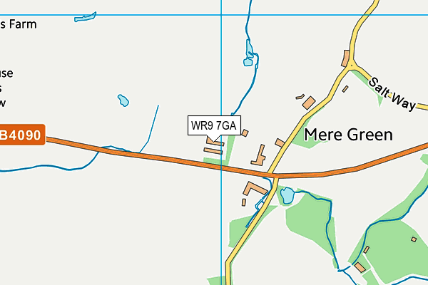 WR9 7GA map - OS VectorMap District (Ordnance Survey) WR9 7GA map - OS VectorMap District (Ordnance Survey)