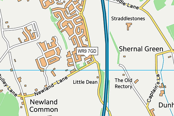 WR9 7GD map - OS VectorMap District (Ordnance Survey)