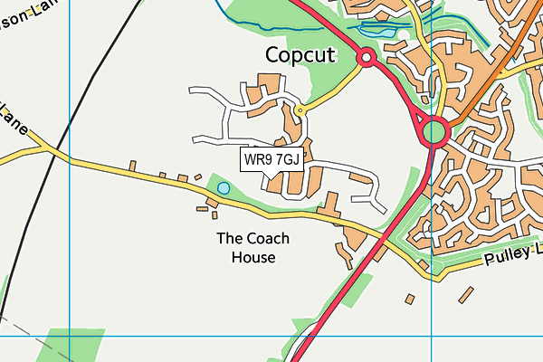 WR9 7GJ map - OS VectorMap District (Ordnance Survey) WR9 7GJ map - OS VectorMap District (Ordnance Survey)