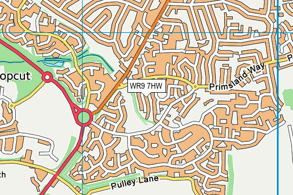 WR9 7HW map - OS VectorMap District (Ordnance Survey) WR9 7HW map - OS VectorMap District (Ordnance Survey)