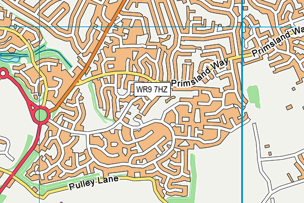 WR9 7HZ map - OS VectorMap District (Ordnance Survey) WR9 7HZ map - OS VectorMap District (Ordnance Survey)
