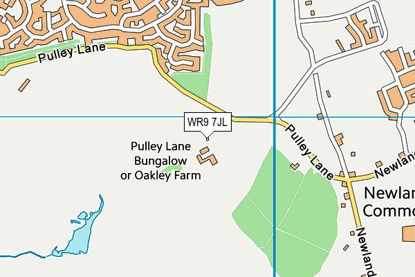 WR9 7JL map - OS VectorMap District (Ordnance Survey)