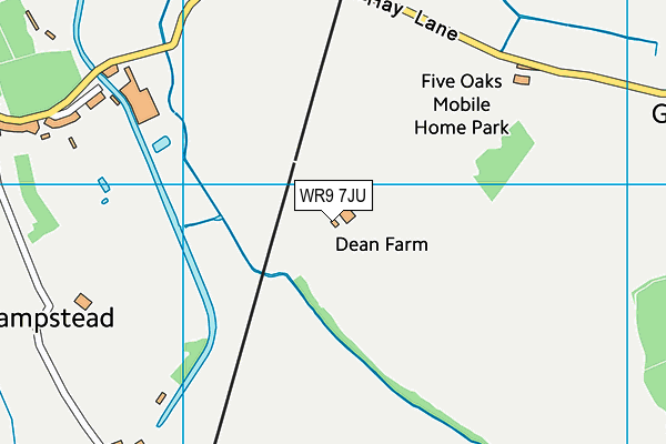 WR9 7JU map - OS VectorMap District (Ordnance Survey) WR9 7JU map - OS VectorMap District (Ordnance Survey)