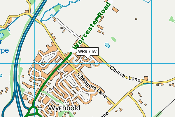 WR9 7JW map - OS VectorMap District (Ordnance Survey) WR9 7JW map - OS VectorMap District (Ordnance Survey)