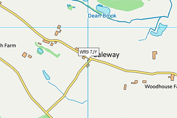 WR9 7JY map - OS VectorMap District (Ordnance Survey)