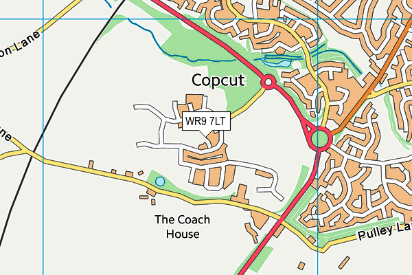 WR9 7LT map - OS VectorMap District (Ordnance Survey) WR9 7LT map - OS VectorMap District (Ordnance Survey)