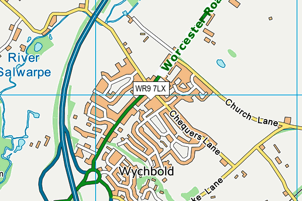 WR9 7LX map - OS VectorMap District (Ordnance Survey) WR9 7LX map - OS VectorMap District (Ordnance Survey)