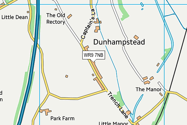 WR9 7NB map - OS VectorMap District (Ordnance Survey)