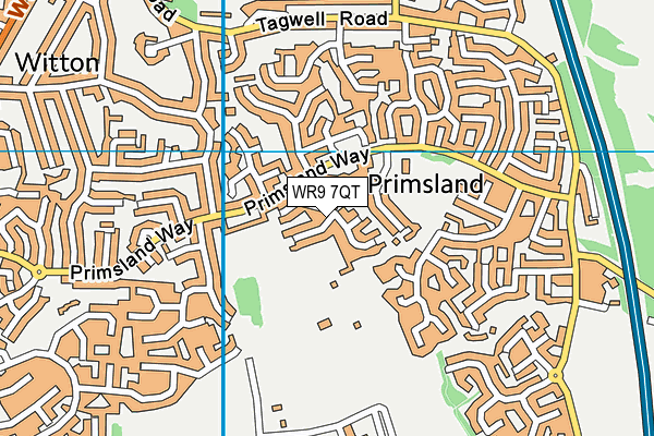 WR9 7QT map - OS VectorMap District (Ordnance Survey) WR9 7QT map - OS VectorMap District (Ordnance Survey)