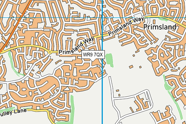 WR9 7QX map - OS VectorMap District (Ordnance Survey) WR9 7QX map - OS VectorMap District (Ordnance Survey)