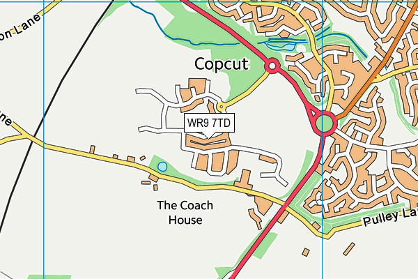 WR9 7TD map - OS VectorMap District (Ordnance Survey)