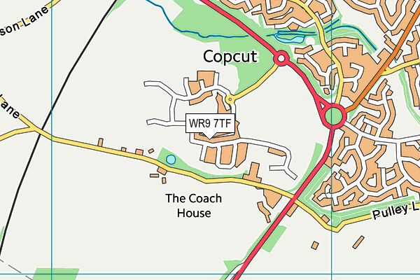 WR9 7TF map - OS VectorMap District (Ordnance Survey) WR9 7TF map - OS VectorMap District (Ordnance Survey)