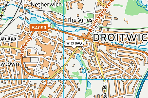 WR9 8AG map - OS VectorMap District (Ordnance Survey) WR9 8AG map - OS VectorMap District (Ordnance Survey)