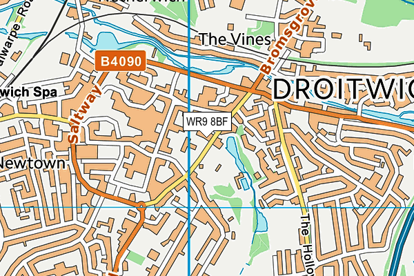 WR9 8BF map - OS VectorMap District (Ordnance Survey) WR9 8BF map - OS VectorMap District (Ordnance Survey)