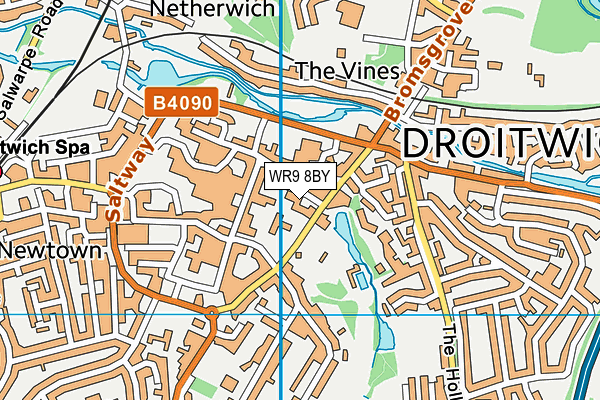 WR9 8BY map - OS VectorMap District (Ordnance Survey) WR9 8BY map - OS VectorMap District (Ordnance Survey)