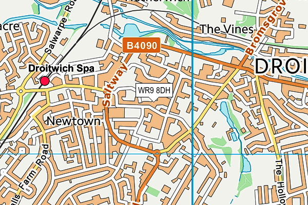 WR9 8DH map - OS VectorMap District (Ordnance Survey) WR9 8DH map - OS VectorMap District (Ordnance Survey)
