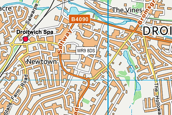 WR9 8DS map - OS VectorMap District (Ordnance Survey) WR9 8DS map - OS VectorMap District (Ordnance Survey)