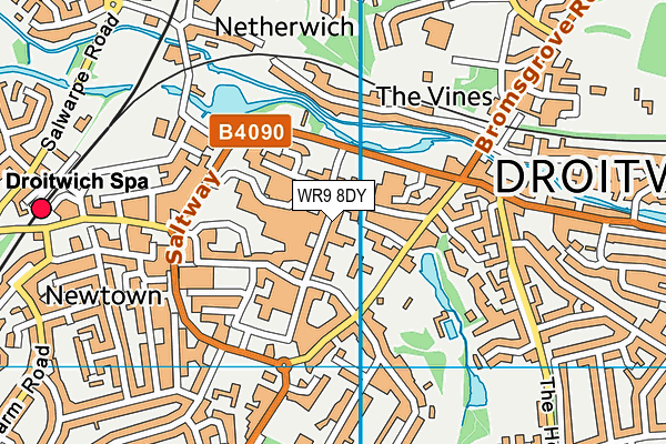WR9 8DY map - OS VectorMap District (Ordnance Survey) WR9 8DY map - OS VectorMap District (Ordnance Survey)