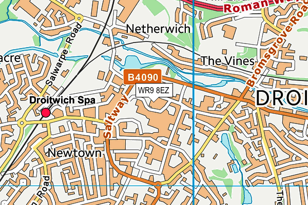 WR9 8EZ map - OS VectorMap District (Ordnance Survey) WR9 8EZ map - OS VectorMap District (Ordnance Survey)